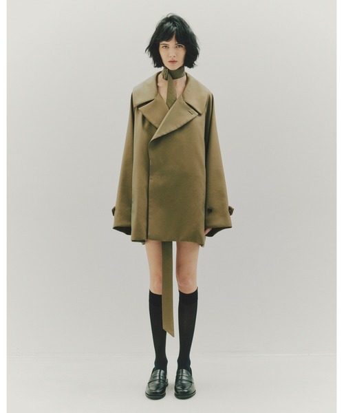 セール】BELTED SHORT TRENCH（トレンチコート）｜Juha（ユハ）の