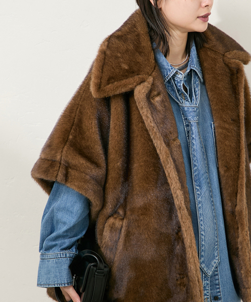 Mink Like Fur Poncho（ポンチョ）｜JOURNAL STANDARD（ジャーナル