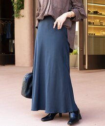 RIVE DROITE | 【上品な揺れ感】キュプラ混バイアススカート(スカート)
