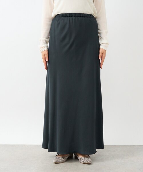 上品な揺れ感】キュプラ混バイアススカート（スカート）｜RIVE DROITE