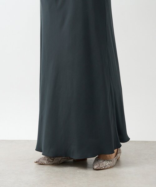 上品な揺れ感】キュプラ混バイアススカート（スカート）｜RIVE DROITE