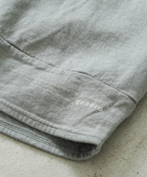 quadro(クオドロ)の「エメラルド接結ニットラグランクルー(Tシャツ/カットソー・メンズ・オフホワイト/オリーブ/モスグリーン/ダークネイビー/ブルーグレー/ベージュ・MEDIUM/LARGE)」の14枚目の写真