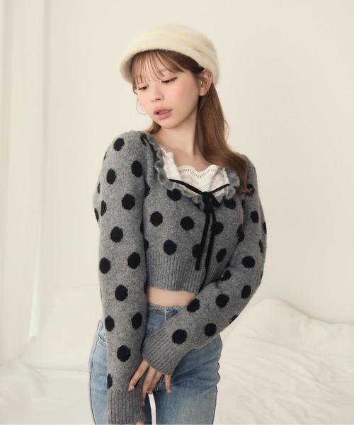 TITTY&CO.(ティティーアンドコー)の「シャギーキャスケット(キャスケット・レディース・ブラウン/グレー/アイボリー・FREE)」の5枚目の写真