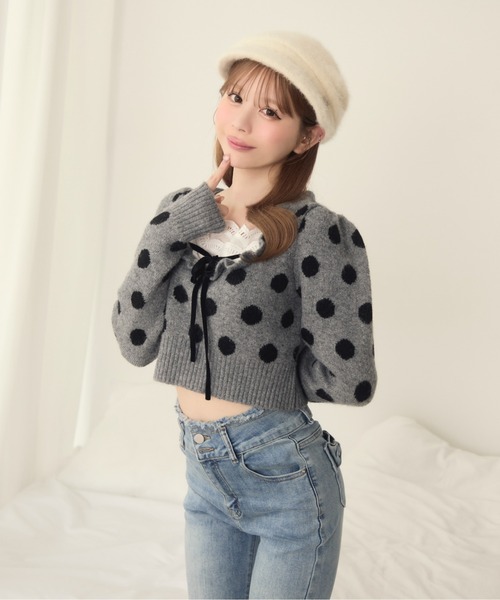 TITTY&CO.(ティティーアンドコー)の「シャギーキャスケット(キャスケット・レディース・ブラウン/グレー/アイボリー・FREE)」の8枚目の写真