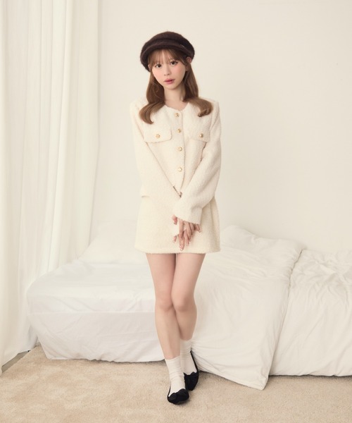 TITTY&CO.(ティティーアンドコー)の「シャギーキャスケット(キャスケット・レディース・ブラウン/グレー/アイボリー・FREE)」の20枚目の写真