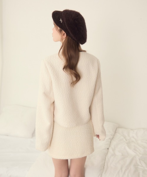 TITTY&CO.(ティティーアンドコー)の「シャギーキャスケット(キャスケット・レディース・ブラウン/グレー/アイボリー・FREE)」の18枚目の写真