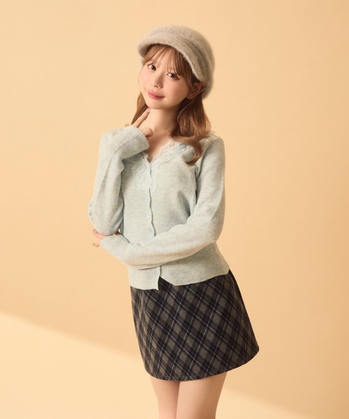 TITTY&CO.(ティティーアンドコー)の「シャギーキャスケット(キャスケット・レディース・ブラウン/グレー/アイボリー・FREE)」の9枚目の写真