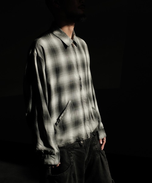 TOWNCRAFT（タウンクラフト）の「TOWN CRAFT タウンクラフト / 50S ROCKBILLY JACKET（ブルゾン・メンズ・ブラック/グリーン/グレー/グレー系1・MEDIUM/LARGE/SMALL）」の7枚目の写真