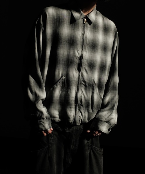 TOWNCRAFT（タウンクラフト）の「TOWN CRAFT タウンクラフト / 50S ROCKBILLY JACKET（ブルゾン・メンズ・ブラック/グリーン/グレー/グレー系1・MEDIUM/LARGE/SMALL）」の8枚目の写真