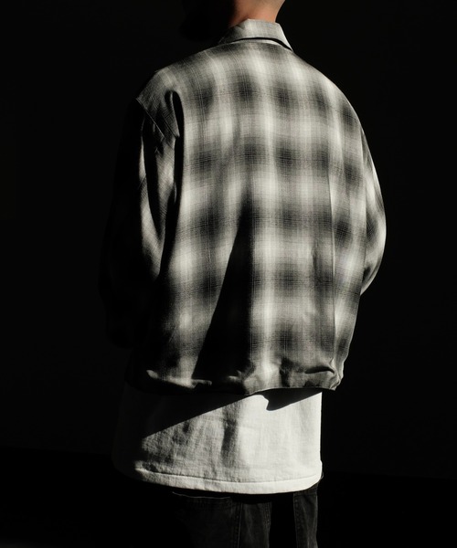 TOWNCRAFT（タウンクラフト）の「TOWN CRAFT タウンクラフト / 50S ROCKBILLY JACKET（ブルゾン・メンズ・ブラック/グリーン/グレー/グレー系1・MEDIUM/LARGE/SMALL）」の9枚目の写真