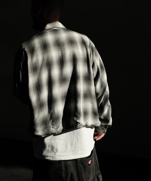 TOWNCRAFT（タウンクラフト）の「TOWN CRAFT タウンクラフト / 50S ROCKBILLY JACKET（ブルゾン・メンズ・ブラック/グリーン/グレー/グレー系1・MEDIUM/LARGE/SMALL）」の5枚目の写真