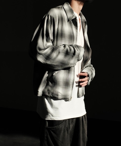 TOWNCRAFT（タウンクラフト）の「TOWN CRAFT タウンクラフト / 50S ROCKBILLY JACKET（ブルゾン・メンズ・ブラック/グリーン/グレー/グレー系1・MEDIUM/LARGE/SMALL）」の14枚目の写真