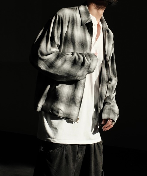 TOWNCRAFT（タウンクラフト）の「TOWN CRAFT タウンクラフト / 50S ROCKBILLY JACKET（ブルゾン・メンズ・ブラック/グリーン/グレー/グレー系1・MEDIUM/LARGE/SMALL）」の13枚目の写真