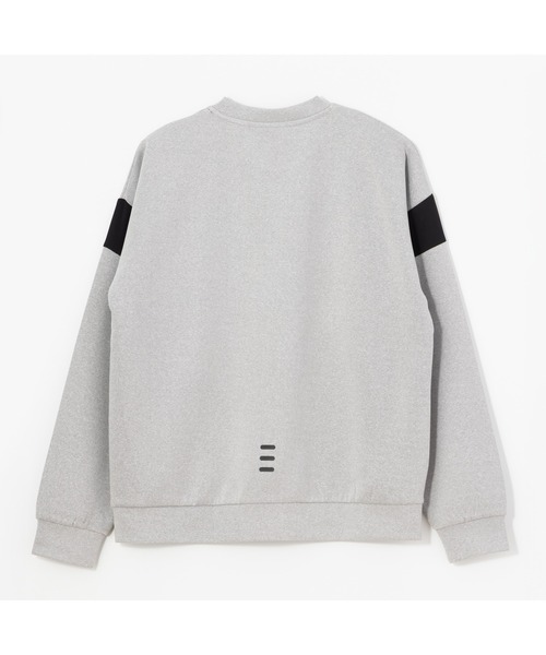 FILA（フィラ）の「CREW SWEAT（スウェット・メンズ・杢グレー/ブラック・M/XL/L）」の3枚目の写真