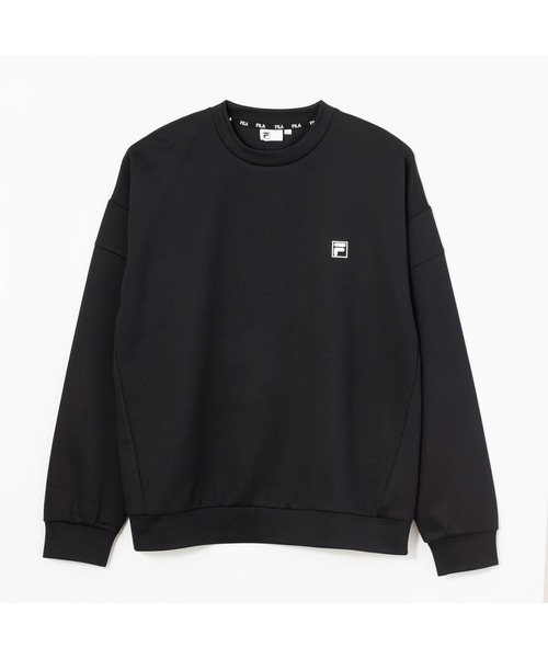 FILA（フィラ）の「CREW SWEAT（スウェット・メンズ・杢グレー/ブラック・M/XL/L）」の4枚目の写真