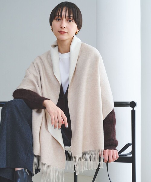 セール】カシミヤ リバーシブル ストール（ストール/ショール