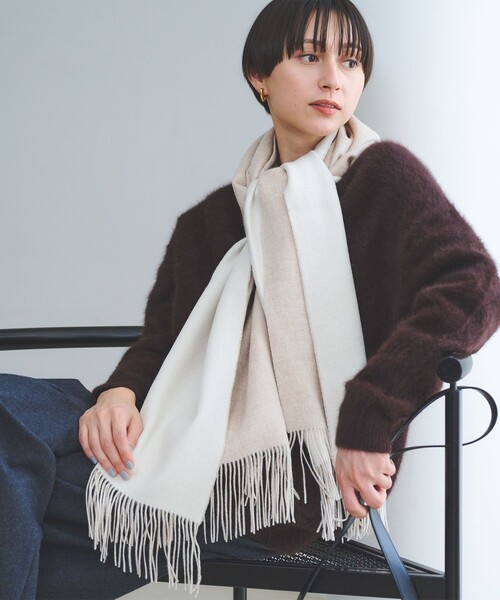 セール】カシミヤ リバーシブル ストール（ストール/ショール