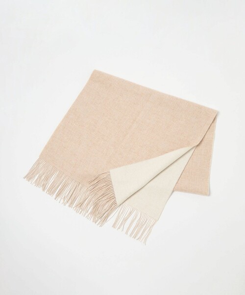 UNITED ARROWS（ユナイテッドアローズ）の「カシミヤ リバーシブル ストール（ストール/ショール・レディース・ベージュ/グレー・FREE）」の6枚目の写真