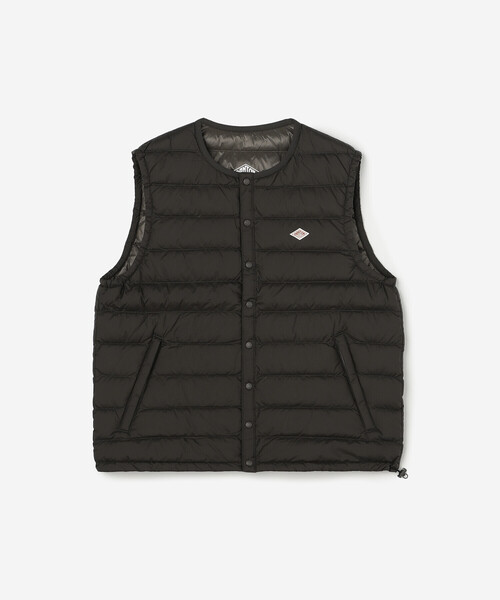 DANTON（ダントン）の「DANTON | インナーダウンベスト WOMEN（ダウンベスト・レディース・オフホワイト/ブラック/ブラック系その他・S/XS/M）」の4枚目の写真