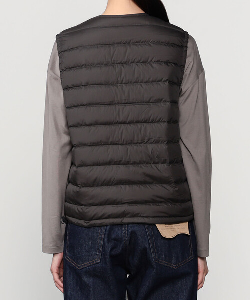 DANTON（ダントン）の「DANTON | インナーダウンベスト WOMEN（ダウンベスト・レディース・オフホワイト/ブラック/ブラック系その他・S/XS/M）」の16枚目の写真