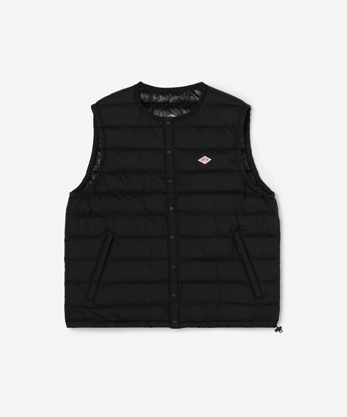 DANTON（ダントン）の「DANTON | インナーダウンベスト WOMEN（ダウンベスト・レディース・オフホワイト/ブラック/ブラック系その他・S/XS/M）」の3枚目の写真