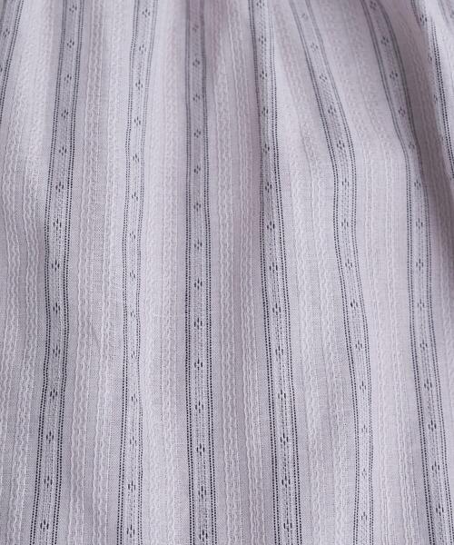 conges payes ADIEU TRISTESSE（コンジェ ペイエ アデュートリステス）の「スモッキングドビーワンピース（ワンピース・レディース・グレイッシュベージュ/ブラック・38）」の13枚目の写真