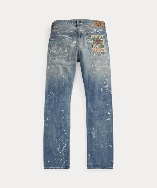 RRL(ダブル アール エル)の「ストレート フィット Fenimore ディストレスト ジーンズ(デニムパンツ・メンズ・ブルー・40/32/38/32/36/32/34/32/33/32/32/32/32/30/31/32/31/30/30/32/30/30/29/30/28/30)」の8枚目の写真