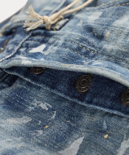 RRL(ダブル アール エル)の「ストレート フィット Fenimore ディストレスト ジーンズ(デニムパンツ・メンズ・ブルー・40/32/38/32/36/32/34/32/33/32/32/32/32/30/31/32/31/30/30/32/30/30/29/30/28/30)」の6枚目の写真