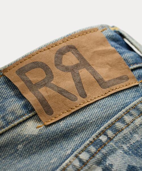 RRL(ダブル アール エル)の「ストレート フィット Fenimore ディストレスト ジーンズ(デニムパンツ・メンズ・ブルー・40/32/38/32/36/32/34/32/33/32/32/32/32/30/31/32/31/30/30/32/30/30/29/30/28/30)」の5枚目の写真