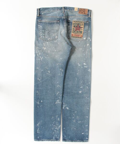 RRL(ダブル アール エル)の「ストレート フィット Fenimore ディストレスト ジーンズ(デニムパンツ・メンズ・ブルー・40/32/38/32/36/32/34/32/33/32/32/32/32/30/31/32/31/30/30/32/30/30/29/30/28/30)」の2枚目の写真
