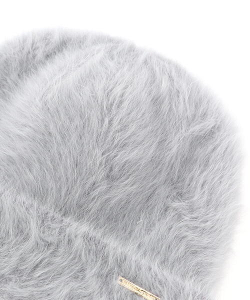 JILL by JILL STUART（ジルバイジルスチュアート）の「シャギーリブワッチ（ハット・レディース・グレー/ホワイト・FREE）」の4枚目の写真