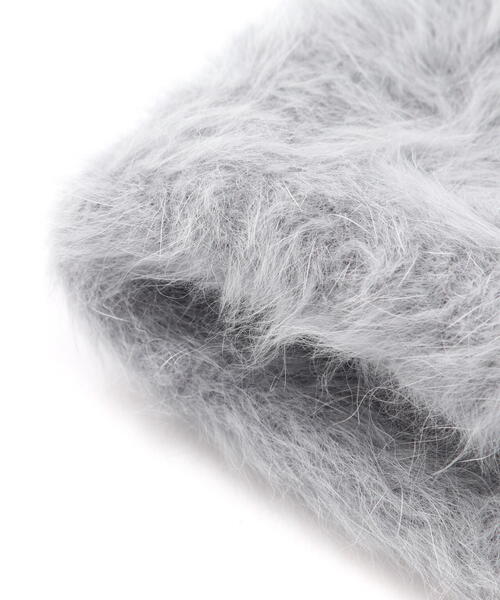 JILL by JILL STUART（ジルバイジルスチュアート）の「シャギーリブワッチ（ハット・レディース・グレー/ホワイト・FREE）」の6枚目の写真