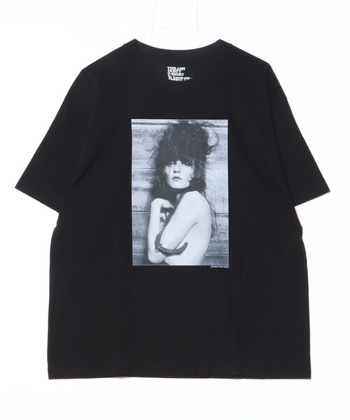 MINEDENIM（マインデニム）の「MINEDENIM（マインデニム）Stie-lo × Irina.L "Sideways figure" T-SH（Tシャツ/カットソー・メンズ・ホワイト/ブラック・M/L）」の2枚目の写真
