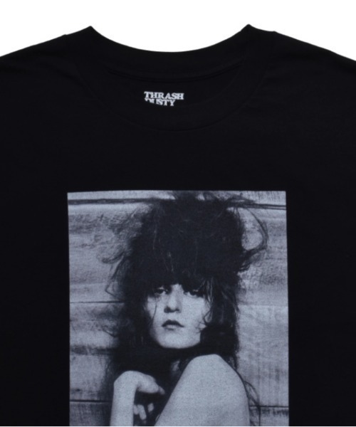 MINEDENIM（マインデニム）の「MINEDENIM（マインデニム）Stie-lo × Irina.L "Sideways figure" T-SH（Tシャツ/カットソー・メンズ・ホワイト/ブラック・M/L）」の3枚目の写真