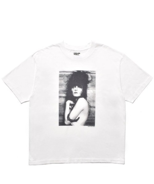 MINEDENIM（マインデニム）の「MINEDENIM（マインデニム）Stie-lo × Irina.L "Sideways figure" T-SH（Tシャツ/カットソー・メンズ・ホワイト/ブラック・M/L）」の5枚目の写真