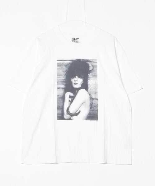 MINEDENIM（マインデニム）の「MINEDENIM（マインデニム）Stie-lo × Irina.L "Sideways figure" T-SH（Tシャツ/カットソー・メンズ・ホワイト/ブラック・M/L）」の8枚目の写真