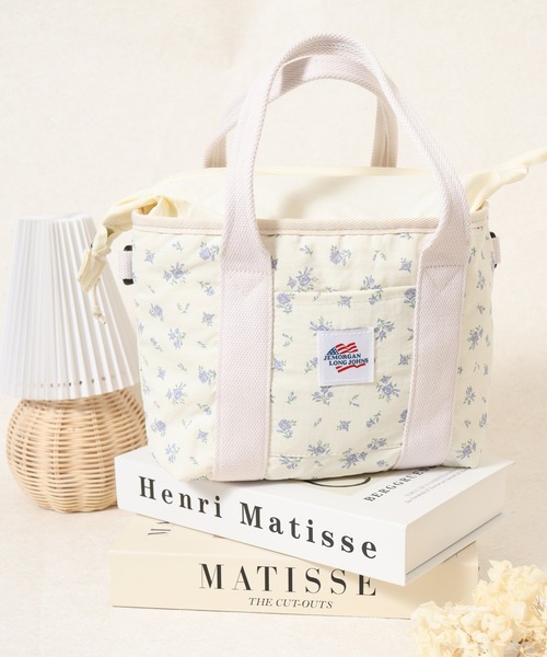 JEMORGAN（ジェーイーモーガン）の「JEMORGAN 花柄ミニトート（トートバッグ・レディース・その他/サックスブルー/ラベンダー・FREE）」の2枚目の写真