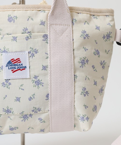 JEMORGAN（ジェーイーモーガン）の「JEMORGAN 花柄ミニトート（トートバッグ・レディース・その他/サックスブルー/ラベンダー・FREE）」の4枚目の写真