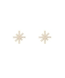 ピアス（両耳用）（ゴールド/金色系・クリスタル）ファッション通販