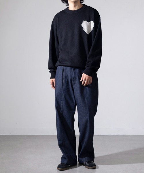 MAGASIN DE MODE Brew(マガジンデモードブリュー)の「【MAGASIN DE MODE Brew】センタータック デニムパンツ 820782 WINS ウエストゴム付・調整可能(デニムパンツ・メンズ・ブルー/ブラック・L/M)」の15枚目の写真