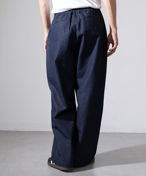 MAGASIN DE MODE Brew(マガジンデモードブリュー)の「【MAGASIN DE MODE Brew】センタータック デニムパンツ 820782 WINS ウエストゴム付・調整可能(デニムパンツ・メンズ・ブルー/ブラック・L/M)」の13枚目の写真