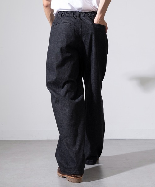 MAGASIN DE MODE Brew(マガジンデモードブリュー)の「【MAGASIN DE MODE Brew】センタータック デニムパンツ 820782 WINS ウエストゴム付・調整可能(デニムパンツ・メンズ・ブルー/ブラック・L/M)」の7枚目の写真