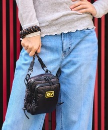 KiU（キウ）の「KiU/キウ ショルダーバッグ パフィーミニクロスバッグ K485（ショルダーバッグ・レディース）」