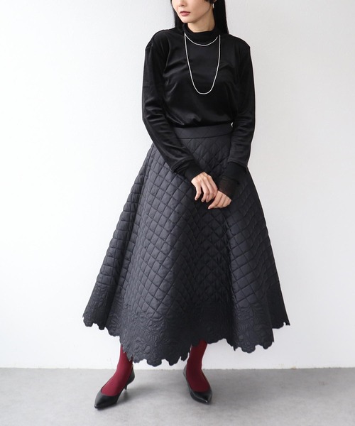 Three Four Time（ｽﾘｰﾌｫｰﾀｲﾑ）の「ベロア×シアータートル（Tシャツ/カットソー・レディース・ブラック/グレー/ブルー・FREE）」の22枚目の写真