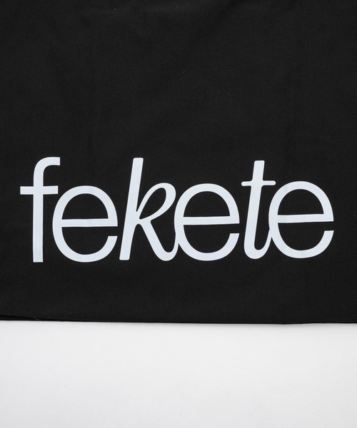 FEKETE（フェケテ）の「fekete big tote bag / feketeロゴビッグトートバッグ（トートバッグ・レディース・ブラック/ピンク・FREE）」の14枚目の写真