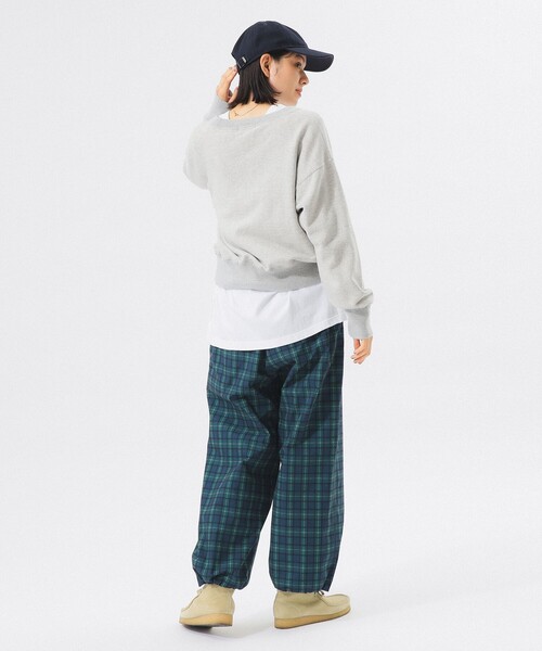 BEAMS BOY（ビームスボーイ）の「フリーダムスリーブ Vネック スウェット（スウェット・レディース・ライトグレー/ブルー系その他/イエロー系・ONE SIZE）」の6枚目の写真