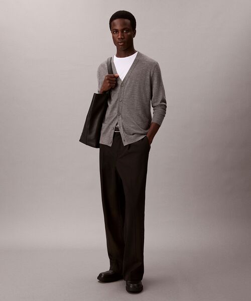 Calvin Klein（カルバン・クライン）の「カーディガン（カーディガン/ボレロ・メンズ・ブラック/グレー・L/M/S）」の7枚目の写真