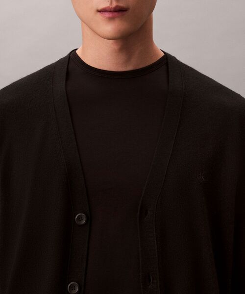 Calvin Klein（カルバン・クライン）の「カーディガン（カーディガン/ボレロ・メンズ・ブラック/グレー・L/M/S）」の10枚目の写真