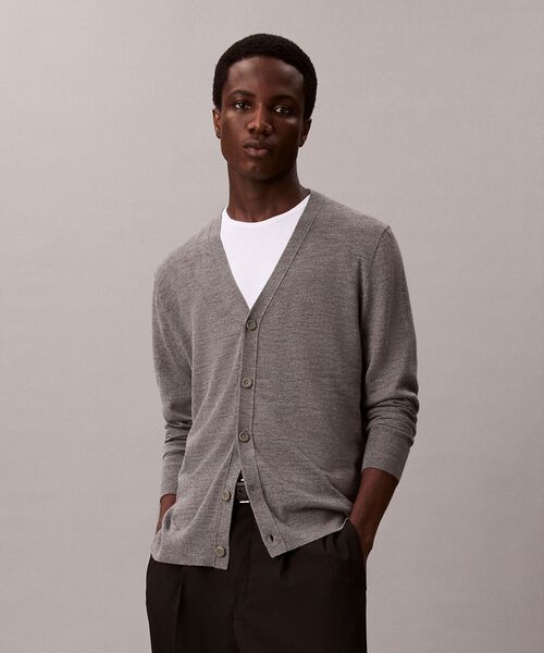 Calvin Klein（カルバン・クライン）の「カーディガン（カーディガン/ボレロ・メンズ・ブラック/グレー・L/M/S）」の19枚目の写真
