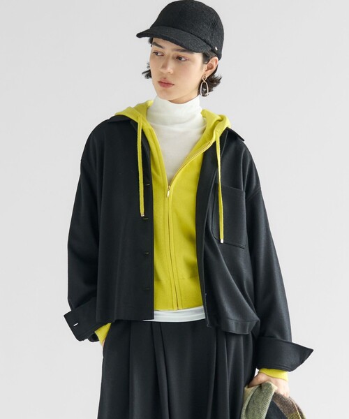 ウールミルドジャージー シャツ ウールミルドジャージー シャツ（シャツ/ブラウス）｜23区（ニジュウ